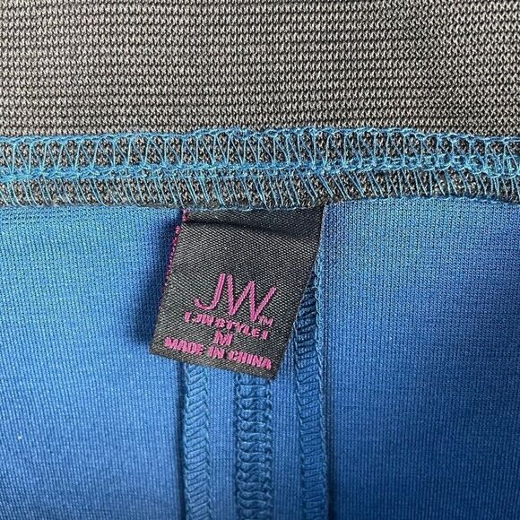NWT JW Styles Blue and Black Skirt Size M - Picture 5 of 8